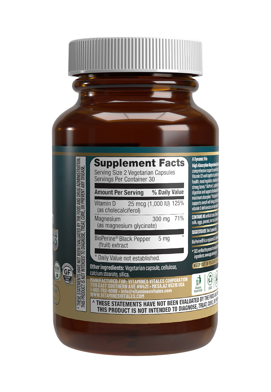 Magnesium Glycinate + D3